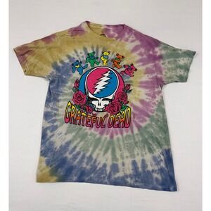 Grateful Dead Ripple Junction Tie Dye Shirt Steal Your Face Dancing Bears Mens L